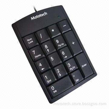 17-key digital keyboard with 5,000,000 times key lifespan